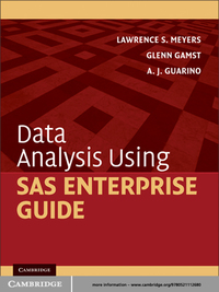 Titelbild: Data Analysis Using SAS Enterprise Guide 1st edition 9780521112680