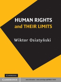 Cover image: Human Rights and their Limits 1st edition 9780521110273