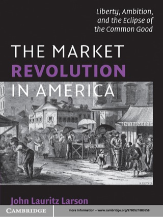 Imagen de portada: The Market Revolution in America 1st edition 9780521883658