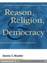 Imagen de portada: Reason, Religion, and Democracy 1st edition 9780521115018