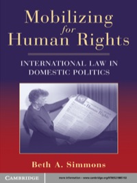 Cover image: Mobilizing for Human Rights 1st edition 9780521885102
