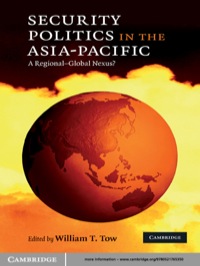 Cover image: Security Politics in the Asia-Pacific 1st edition 9780521765350