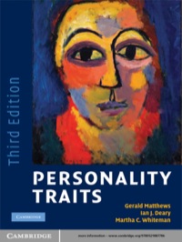 Cover image: Personality Traits 3rd edition 9780521887786