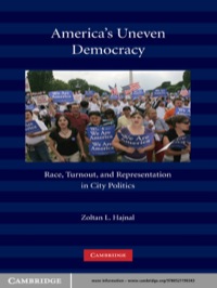 Omslagafbeelding: America's Uneven Democracy 1st edition 9780521190343