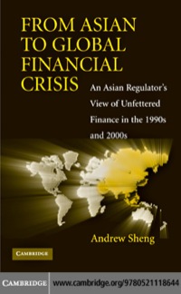 Cover image: From Asian to Global Financial Crisis 1st edition 9780521118644