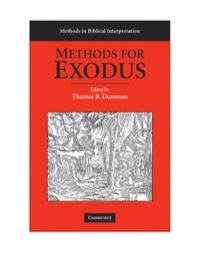 Cover image: Methods for Exodus 9780521883672