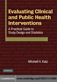 صورة الغلاف: Evaluating Clinical and Public Health Interventions 1st edition 9780521514880