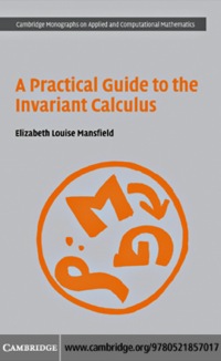 表紙画像: A Practical Guide to the Invariant Calculus 1st edition 9780521857017