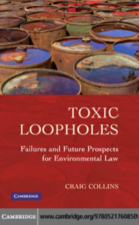 Titelbild: Toxic Loopholes 9780521760850