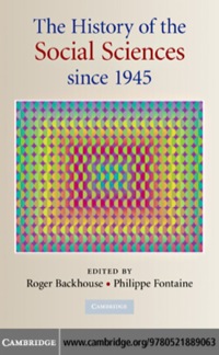 Cover image: The History of the Social Sciences since 1945 1st edition 9780521889063