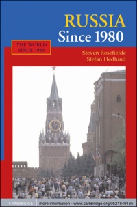 Cover image: Russia Since 1980 1st edition 9780521849135