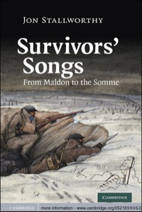 Cover image: Survivors' Songs 1st edition 9780521899062