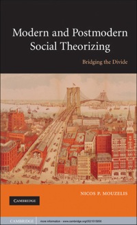 Cover image: Modern and Postmodern Social Theorizing 1st edition 9780521515856