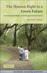 Cover image: The Human Right to a Green Future 1st edition 9780521873956
