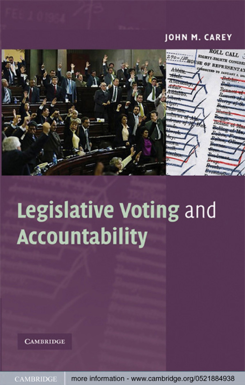 Legislative Voting and Accountability 1st Edition