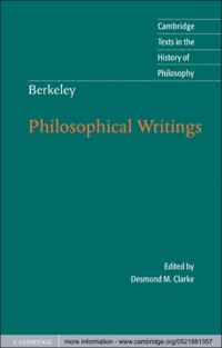 表紙画像: Berkeley: Philosophical Writings 1st edition 9780521881357