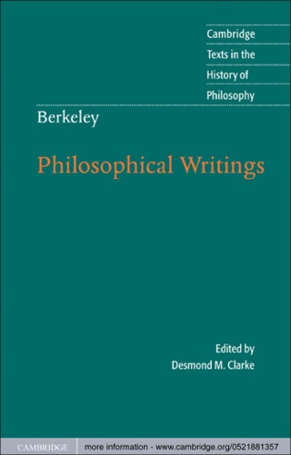 Imagen de portada: Berkeley: Philosophical Writings 1st edition 9780521881357