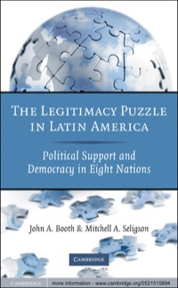Titelbild: The Legitimacy Puzzle in Latin America 1st edition 9780521515894