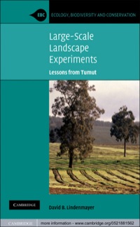 صورة الغلاف: Large-Scale Landscape Experiments 1st edition 9780521881562