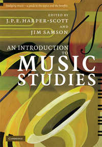 Imagen de portada: An Introduction to Music Studies 1st edition 9780521842938