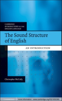 表紙画像: The Sound Structure of English 1st edition 9780521850360