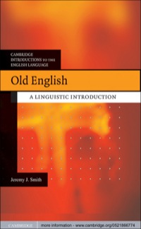 Imagen de portada: Old English 1st edition 9780521866774