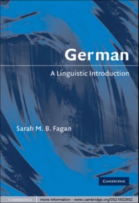 Imagen de portada: German 1st edition 9780521852852