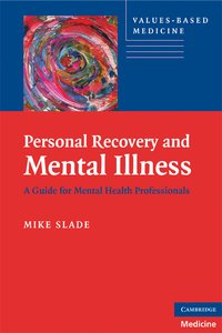Imagen de portada: Personal Recovery and Mental Illness 1st edition 9780521746588
