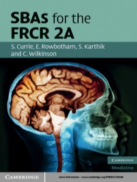 Cover image: SBAs for the FRCR 2A 1st edition 9780521156448