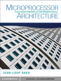 Imagen de portada: Microprocessor Architecture 1st edition 9780521769921