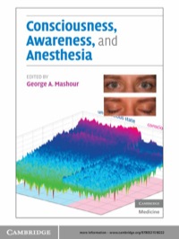 Cover image: Consciousness, Awareness, and Anesthesia 1st edition 9780521518222