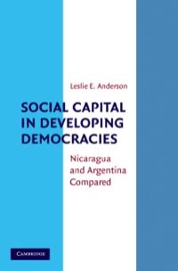 Titelbild: Social Capital in Developing Democracies 9780521192743