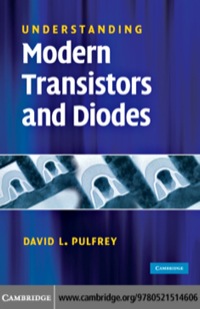 صورة الغلاف: Understanding Modern Transistors and Diodes 1st edition 9780521514606