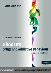 Cover image: Ghodse's Drugs and Addictive Behaviour 4th edition 9780521898829