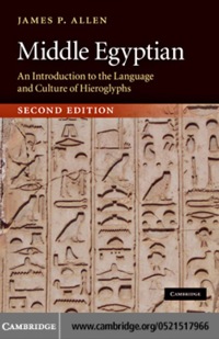 Cover image: Middle Egyptian 2nd edition 9780521517966