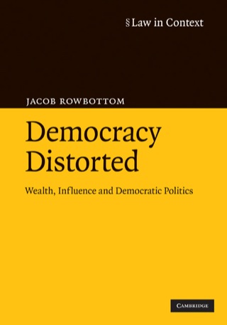 Cover image: Democracy Distorted 9780521876650