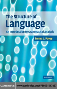 Titelbild: The Structure of Language 1st edition 9780521517867
