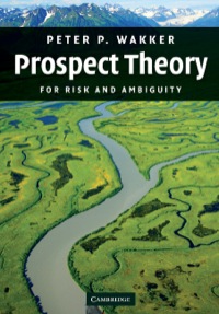 Cover image: Prospect Theory 9780521765015