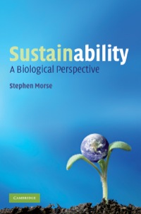 Cover image: Sustainability 9780521835336