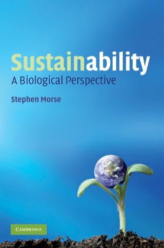 Imagen de portada: Sustainability 9780521835336