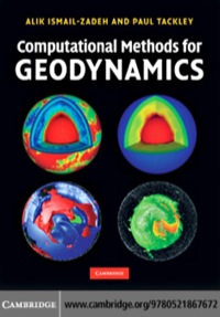 Cover image: Computational Methods for Geodynamics 1st edition 9780521867672