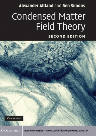 Imagen de portada: Condensed Matter Field Theory 2nd edition 9780521769754