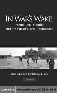 Cover image: In War’s Wake 1st edition 9780521194815