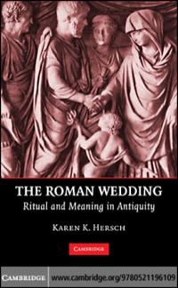Imagen de portada: The Roman Wedding 1st edition 9780521196109