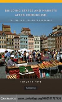 Cover image: Building States and Markets after Communism 1st edition 9780521767736