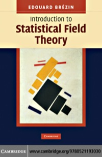 Imagen de portada: Introduction to Statistical Field Theory 1st edition 9780521193030