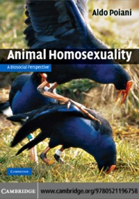 Cover image: Animal Homosexuality 1st edition 9780521196758