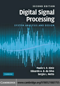 Cover image: Digital Signal Processing 2nd edition 9780521887755