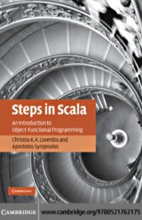 صورة الغلاف: Steps in Scala 1st edition 9780521762175