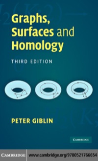 Immagine di copertina: Graphs, Surfaces and Homology 3rd edition 9780521766654